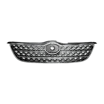 Chrome Grille Aftermarket Suits Toyota Corolla ZZE122R 10/2001 to 4/2004