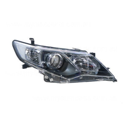 Halogen Head Lamp Drivers Side Genuine Suits Toyota Camry AVV50R 2012 to 2015