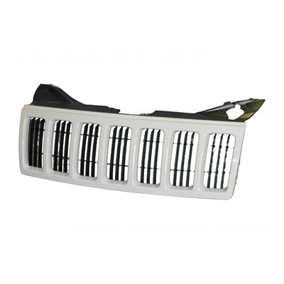 White Grille OEM Suits Jeep Grand Cherokee WH 2005 to 2011