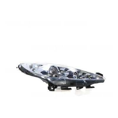 Head Lamp Drivers Side Certified Suits Peugeot 207 GT/GTI/XT/XE A7 2007 to 2012