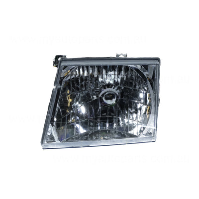 Halogen Manual Adjust Head Lamp Passenger Side Certified Suits Ford Courier PG/PH 2002 to 2006