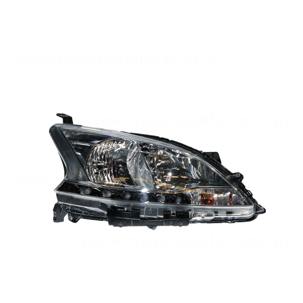 Halogen Head Lamp Drivers Side OEM Suits Nissan Pulsar ST B17 2012 to 2017