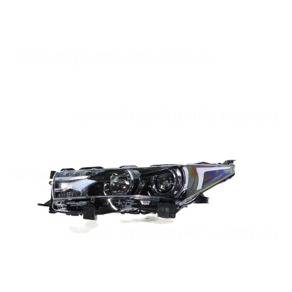 LED Head Lamp Passenger Side OEM Suits Toyota Corolla ZR ZRE172R Sedan 12/2013 to 11/2016