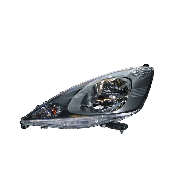 Halogen Manual Adjust Head Lamp Passenger Side Genuine Suits Honda Jazz GE 2008 to 2011