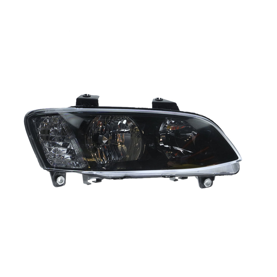 Black Head Lamp Drivers Side Certified suits Commodore VEII 9/2010 to 4/2013