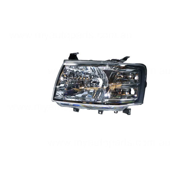 Halogen Manual Adjust Head Lamp Passenger Side OEM Suits Ford Ranger PJ 2006 to 2009