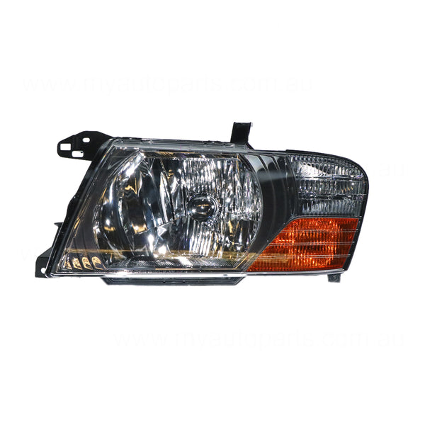 Head Lamp Passenger Side OEM Suits Mitsubishi Pajero NP 2002 to 2006