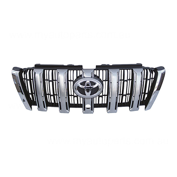 Grille OEM suits Toyota Prado 150 Series Kakadu 11/2013 to 11/2017 (suits Pre-Crash & Terrain Monitor Systems)