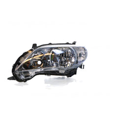 Halogen Head Lamp Passenger Side Genuine Suits Toyota Corolla ZRE152R 2010 to 2013