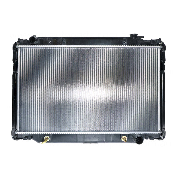 Radiator 38 / 42 mm Plastic Aluminium 425 x 720 x 48 mm Mauto 4.5 L 1FZ Aftermarket Suits Toyota Landcruiser FZJ80R/HDJ80R/HZJ80R 1990 to 1998