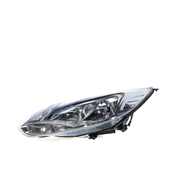 Chrome Head Lamp Passenger Side OEM Suits Ford Focus LW 2012 to 2015