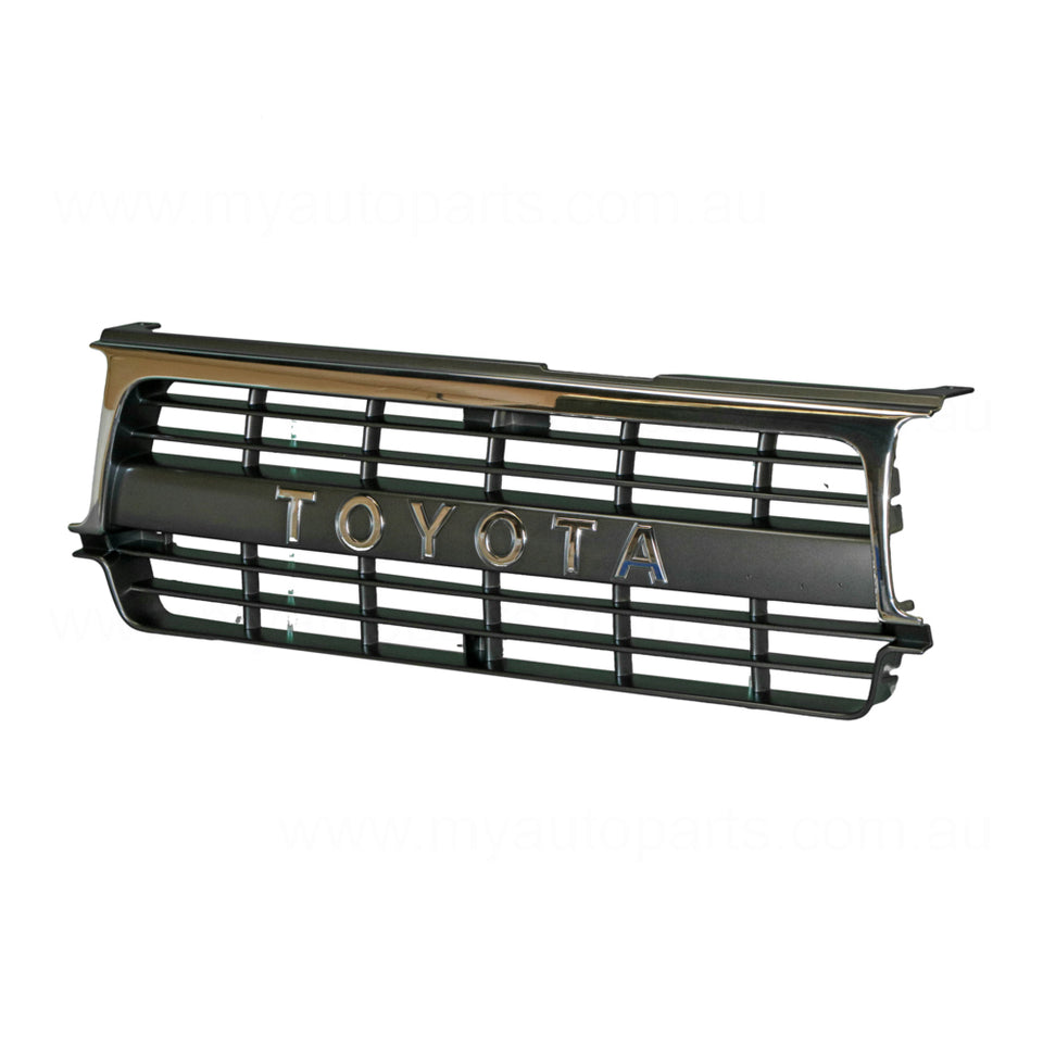 Chrome Grille OEM suits Toyota Landcruiser 80 Series 1/1990 to 12/1994