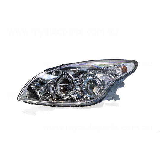 Head Lamp Passenger Side OEM Suits Hyundai i30 FD 5 Door 8/2007 to 12/2007