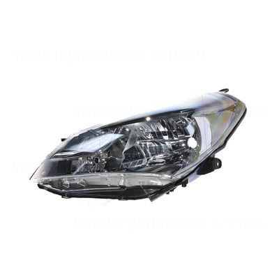 Head Lamp Passenger Side Genuine suits Toyota Yaris NCP130 Series 2014 to 2017
