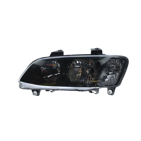Black Head Lamp Passenger Side Certified suits Holden Commodore VEII 9/2010 to 4/2013