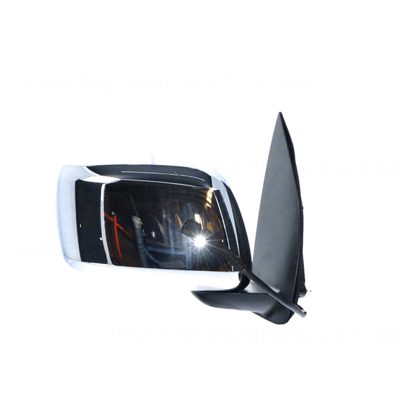 Chrome Door Mirror Drivers Side OEM suits Nissan Navara D40 & Pathfinder R51 2005 to 2007