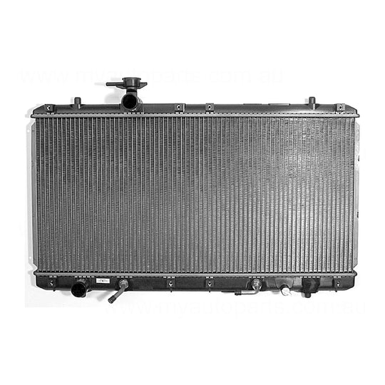 Radiator 34 / 34 mm Plastic Aluminium 350 x 708 x 26 mm Manual/Auto 1.6L/1.8L L M16A/M18A Aftermarket Suits Suzuki Liana RH416/RH418 2001 to 2007