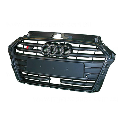 Chrome Grille Genuine Suits Audi S3 8V 2016 On