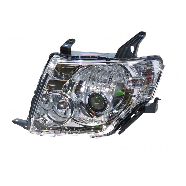 Xenon Head Lamp Passenger Side OEM Suits Mitsubishi Pajero Exceed NT 2009 to 2011