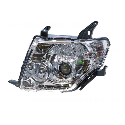 Xenon Head Lamp Passenger Side OEM Suits Mitsubishi Pajero Exceed NT 2009 to 2011