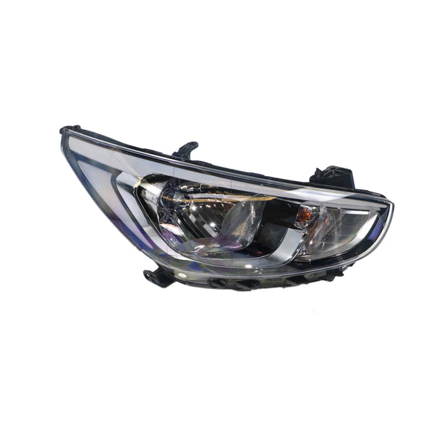 Head Lamp Drivers Side OEM Suits Hyundai Accent RB 2013 to 2017