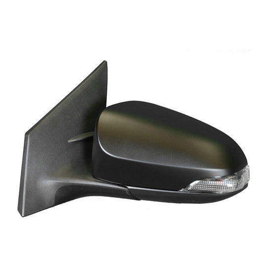 Certified Door Mirror Passenger Side With Auto Folding Matt Black With Heated suits Toyota Corolla ZRE182R 2012 to 2018