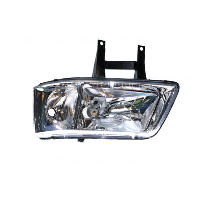 Halogen Electric Adjust Head Lamp Passenger Side Certified Suits Volkswagen Transporter T5 2004 to 2015