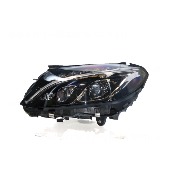 Active LED Head Lamp Passenger Side OEM suits Mercedes-Benz C Class 2014 On