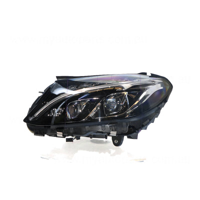 Active LED Head Lamp Passenger Side OEM suits Mercedes-Benz C Class 2014 On
