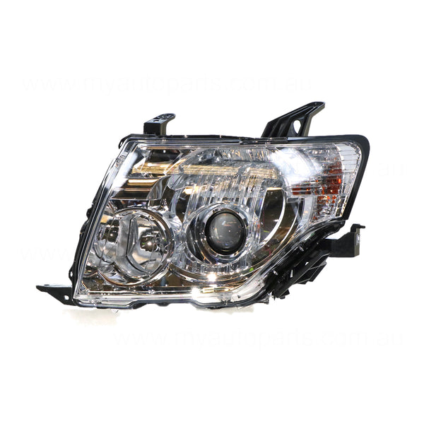 Xenon Chrome Head Lamp Passenger Side OEM suits Mitsubishi Pajero Exceed 2006 to 2009