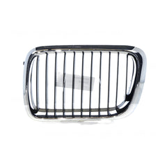 Chrome/Black Grille Passenger Side Aftermarket Suits BMW 3 Series E36 1996 to 1998