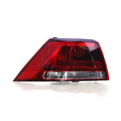 Tinted Tail Lamp Passenger Side Certified Suits Volkswagen Golf MK 7 2013 to 2017