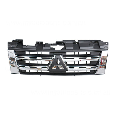 Chrome Grille OEM Suits Mitsubishi Pajero NW 2011 to 2014