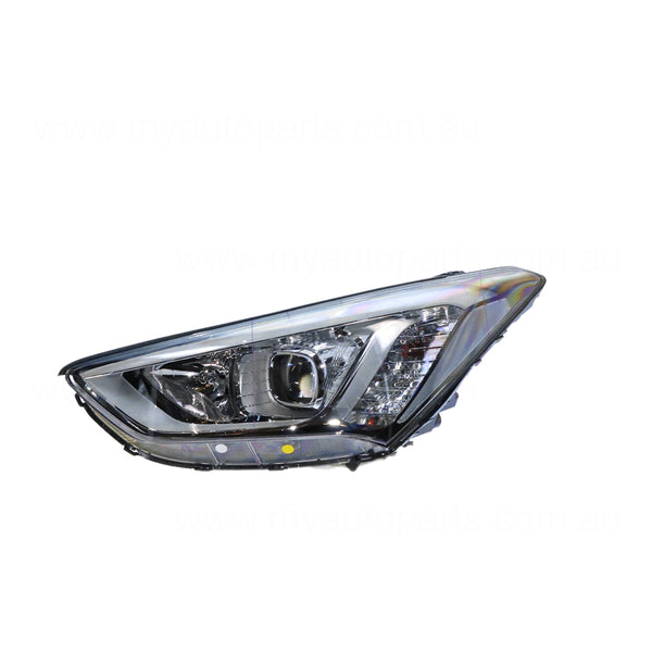 Xenon Head Lamp Passenger Side OEM Suits Hyundai Santa Fe DM 2012 to 2015
