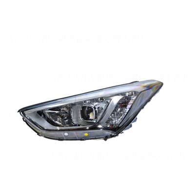 Xenon Head Lamp Passenger Side OEM Suits Hyundai Santa Fe DM 2012 to 2015