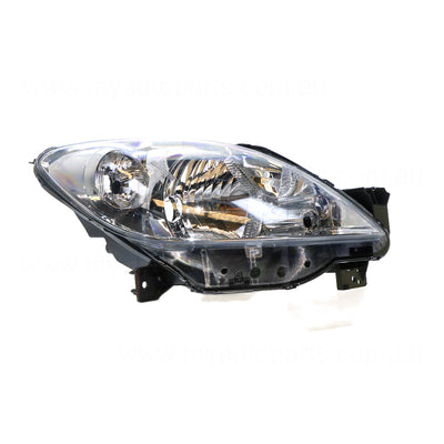 Halogen Manual Adjust Head Lamp Drivers Side OEM Suits Mazda 2 DY 2005 to 2007