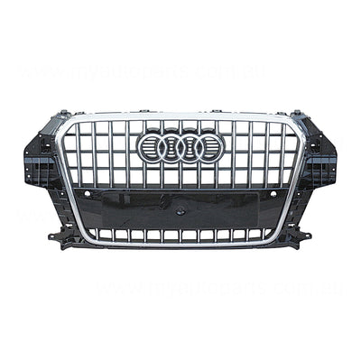 Black Grille OEM Sensor Mount Suits Audi Q3 8U 2012 to 2014