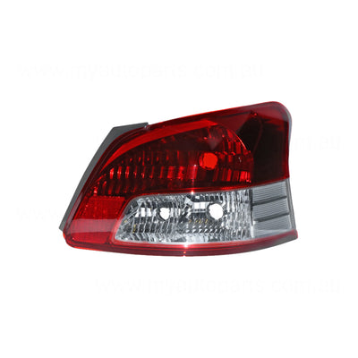 Red/Clear Tail Lamp Drivers Side Genuine Suits Toyota Yaris NCP93R 2006 to 2016