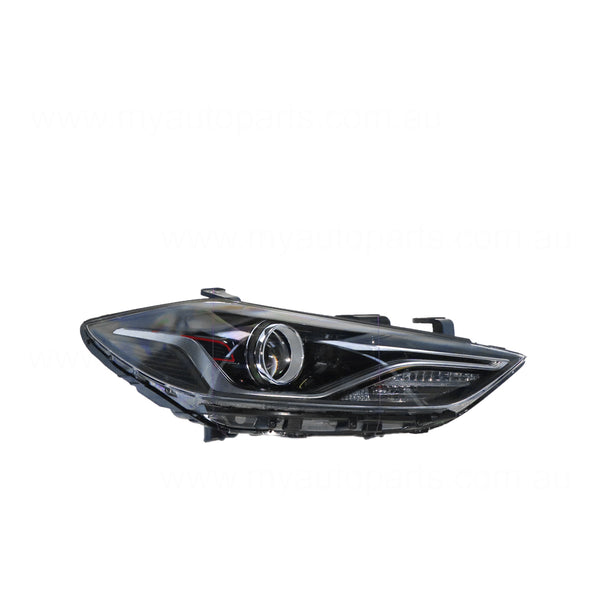 Bi-Xenon Head Lamp Drivers Side OEM Suits Hyundai Elantra AD SR Turbo 2016 to 2018