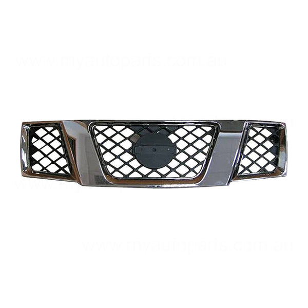 Chrome Grille Aftermarket suits Nissan Navara D40 (Thai Built) 3/2008 to 4/2015