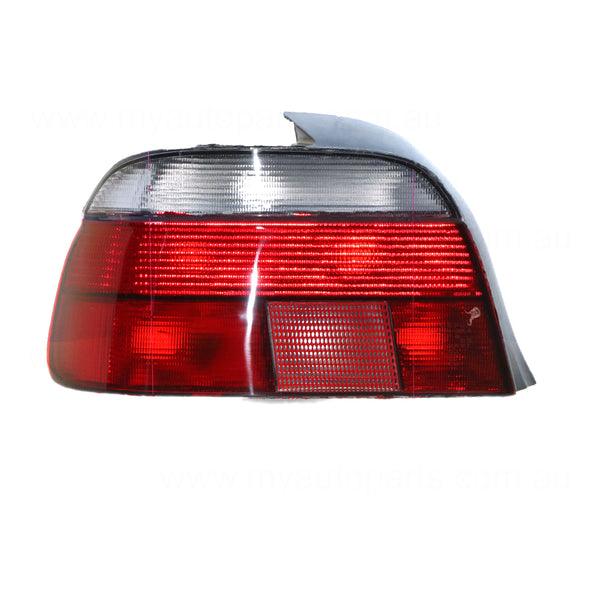 Black Red/Clear Tail Lamp Passenger Side Certified Suits BMW 5 Series E39 1996 to 2003