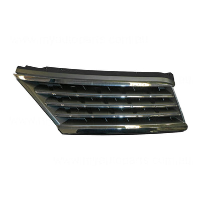Grille Drivers Side Aftermarket Suits Nissan Tiida C11 2006 to 2009