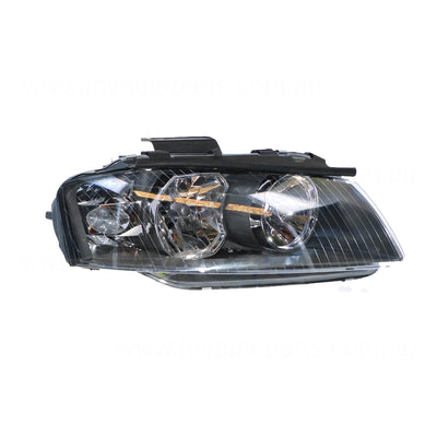Halogen Head Lamp Drivers Side Certified Suits Audi A3 8P 2004 to 2008