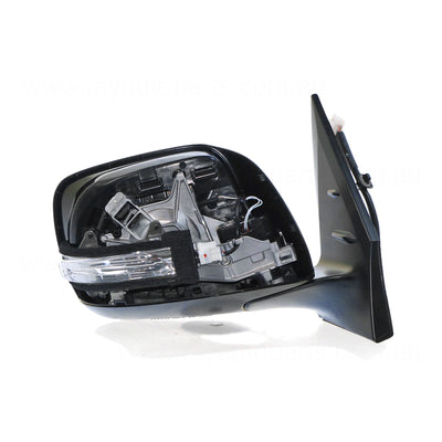 Door Mirror, Electric Folding, Drivers Side Genuine suits Toyota Landcruiser 200 Series 2012 to 2015