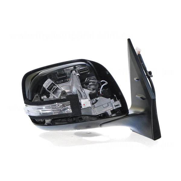 Door Mirror, Electric Folding, Drivers Side Genuine suits Toyota Landcruiser 200 Series 2012 to 2015