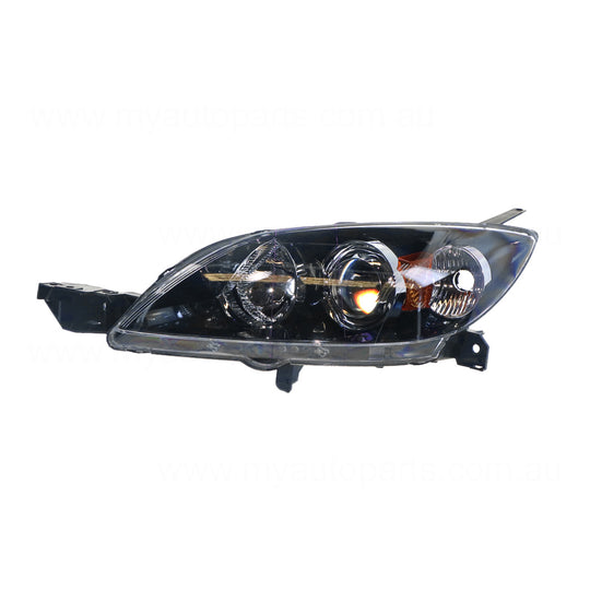 Head Lamp Passenger Side OEM Suits Mazda 3 BK Hatch 2004 to 2009