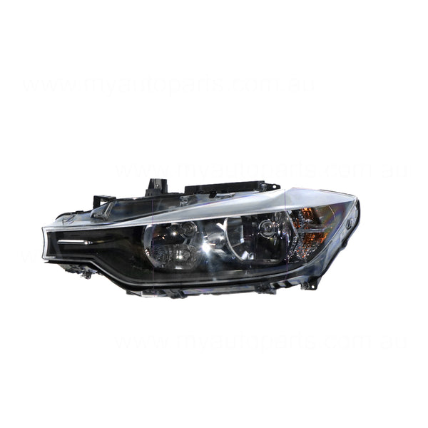 Halogen Head Lamp Passenger Side OES Suits BMW 3 Series F30 Sedan 2012 to 2015