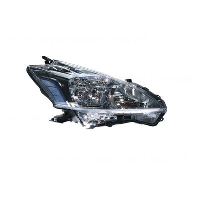 LED Head Lamp Drivers Side Genuine Suits Toyota Prius-V i-Tech ZVW40R 2013 to 2015