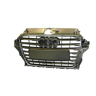 Grey Grille Genuine Suits Audi A3 8V Hatch 2013 to 2016