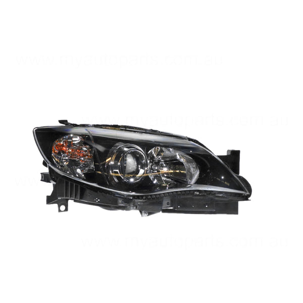 Black Head Lamp Drivers Side OEM suits Subaru Impreza/WRX/STi 2007 to 2014